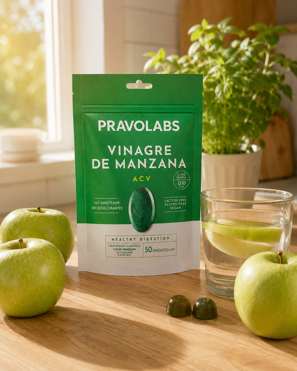 PravoLabs Gomitas Triple Acción Digestiva